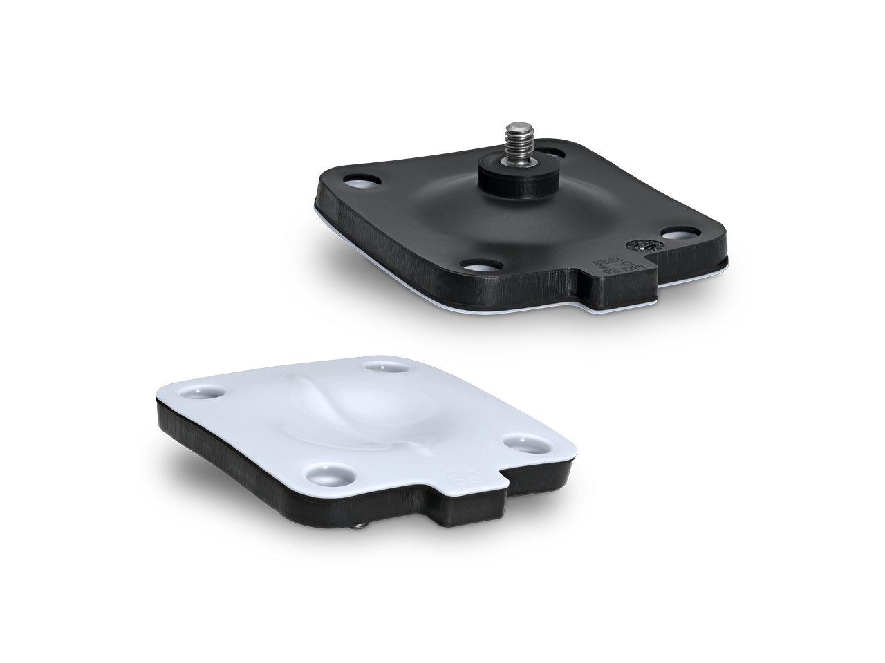 Zweiteilige Membrane mit peroxidischem EPDM-Rücken und PTFE-Schild GEMÜ Code 5Y.